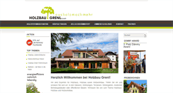 Desktop Screenshot of holzbau-grenl.at